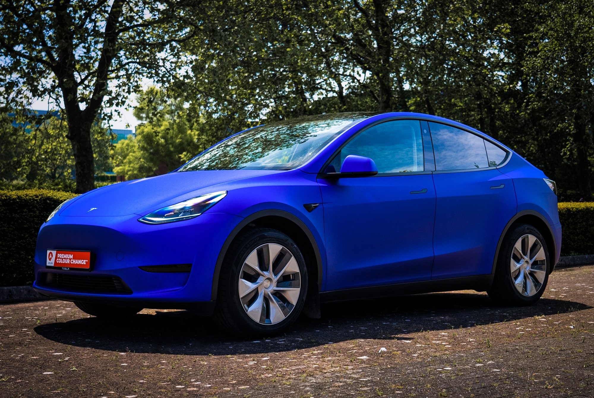 04 PCC - Matte Bery Blue Aluminium - Tesla
